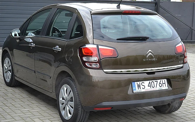 Citroen C3 cena 24500 przebieg: 45000, rok produkcji 2013 z Siedlce małe 154